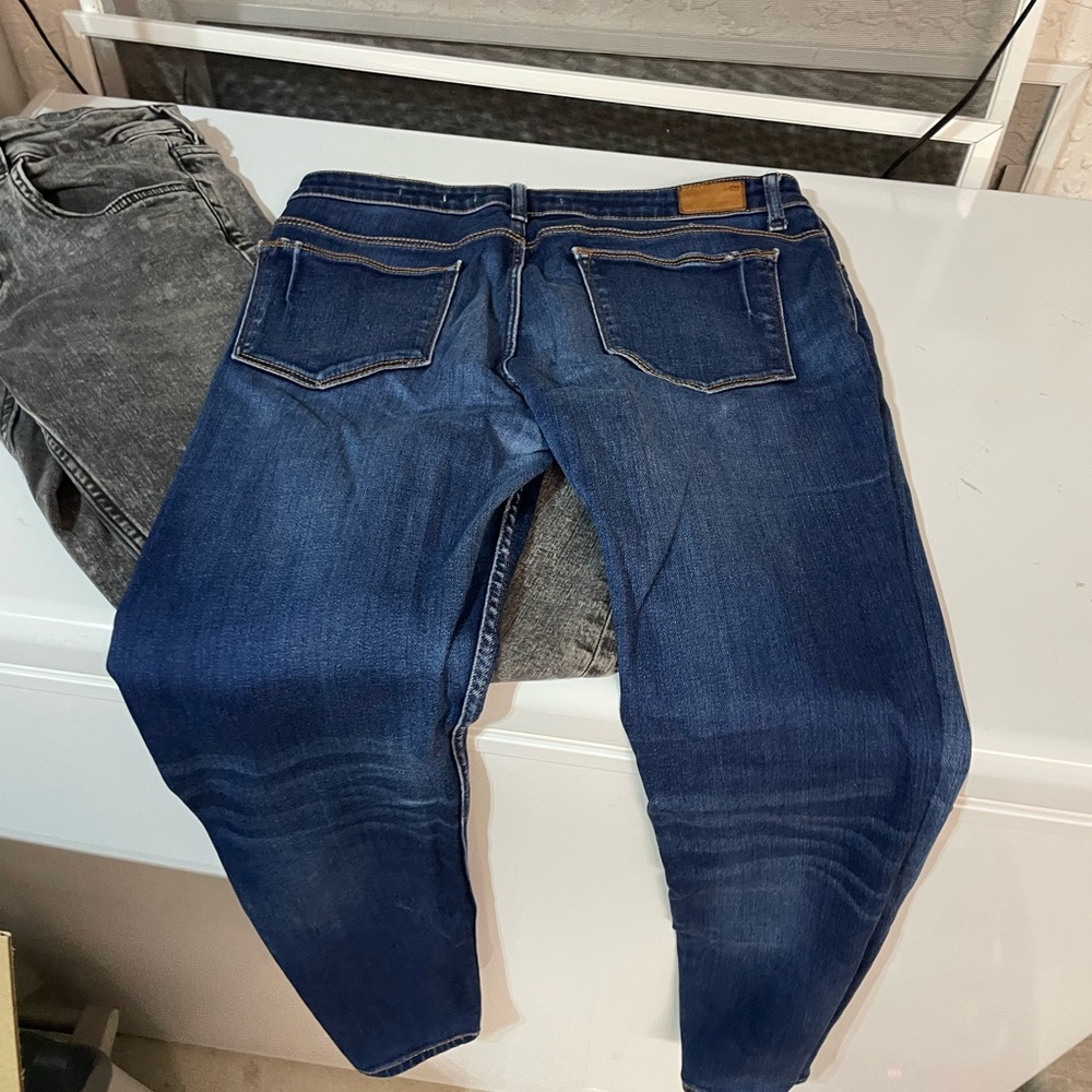 Zara Women's Grayish black and Blue Jeans - Picture 5 of 10